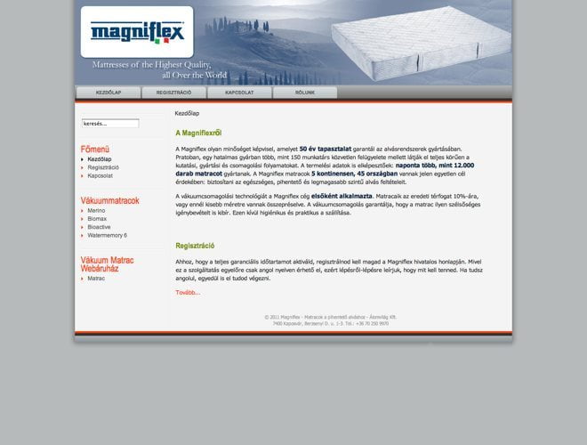 Magniflex Magyarország ~ Surbma referencia honlap